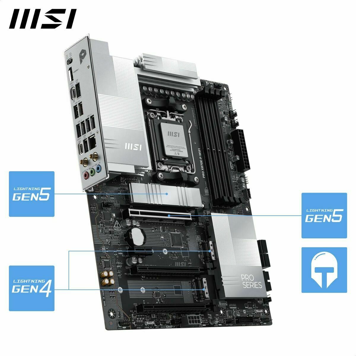 Placa Base MSI 911-7E70-002 AMD X870E AMD AM5