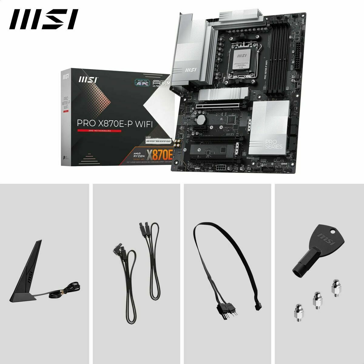 Placa Base MSI 911-7E70-002 AMD X870E AMD AM5