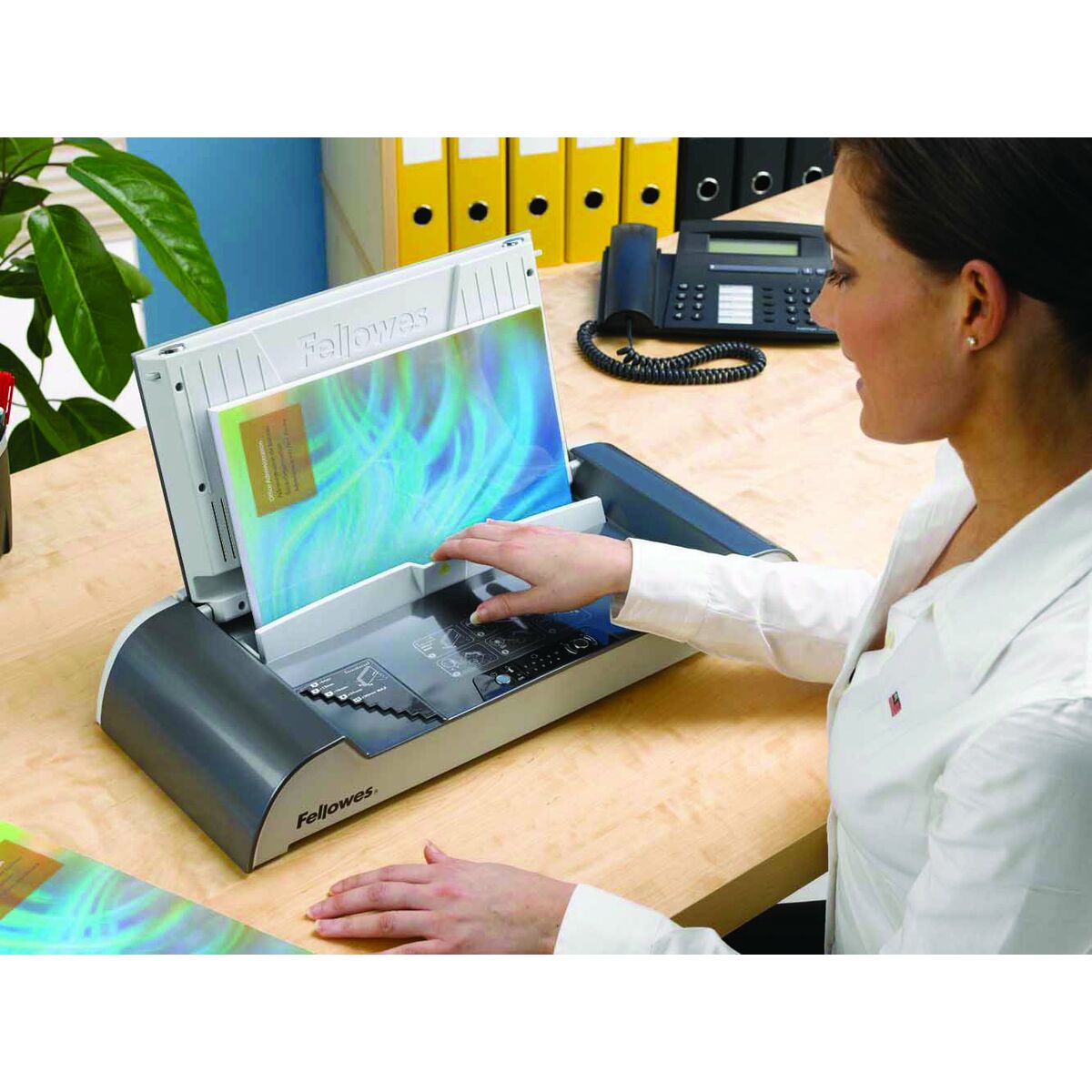 Encuadernadora Fellowes Helios 30 Grafito ABS