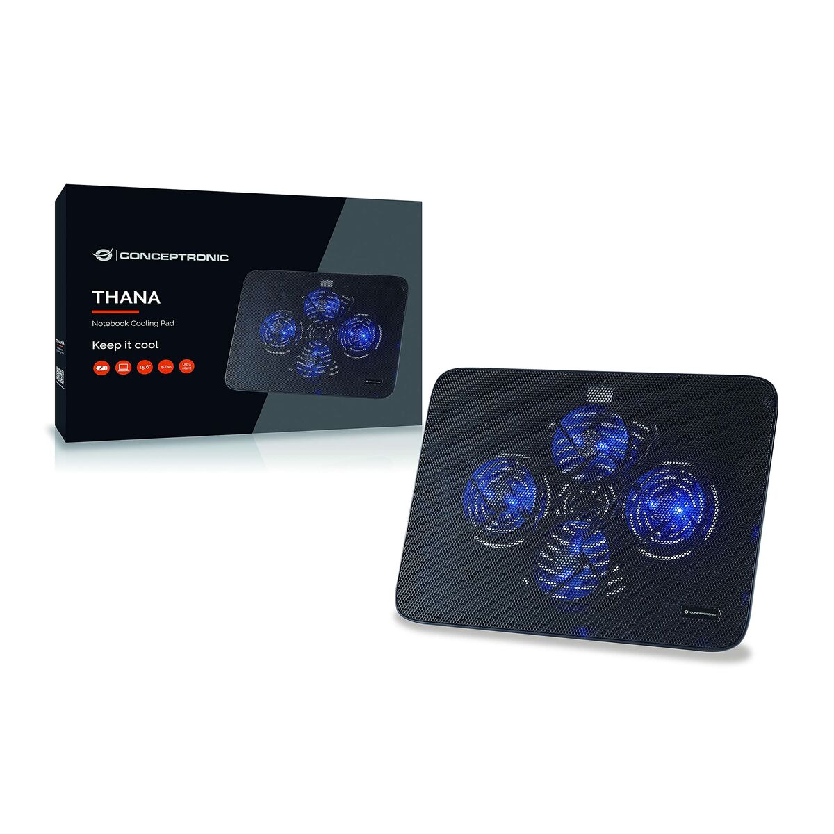 Base de Refrigeración para Portátil Conceptronic