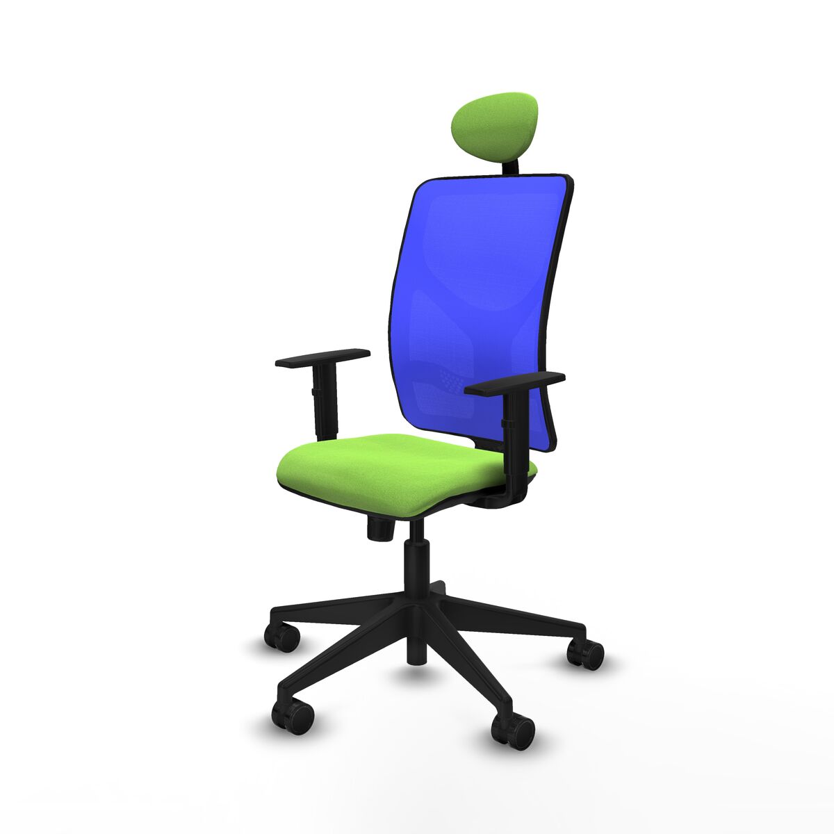 Silla de Oficina con Cabecero Motilla Piqueras y Crespo 1D066N1 Pistacho