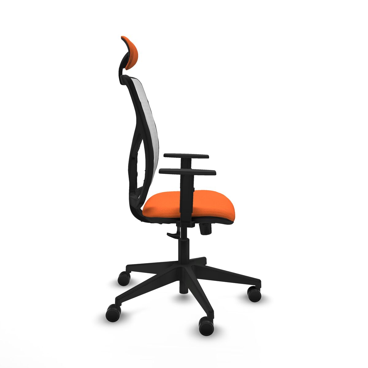 Silla de Oficina con Cabecero Motilla Piqueras y Crespo 1D066N1 Naranja