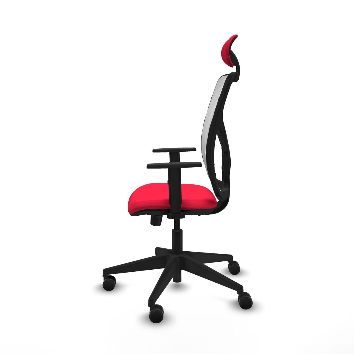 Silla de Oficina con Cabecero Motilla Piqueras y Crespo 1D066N1 Rojo
