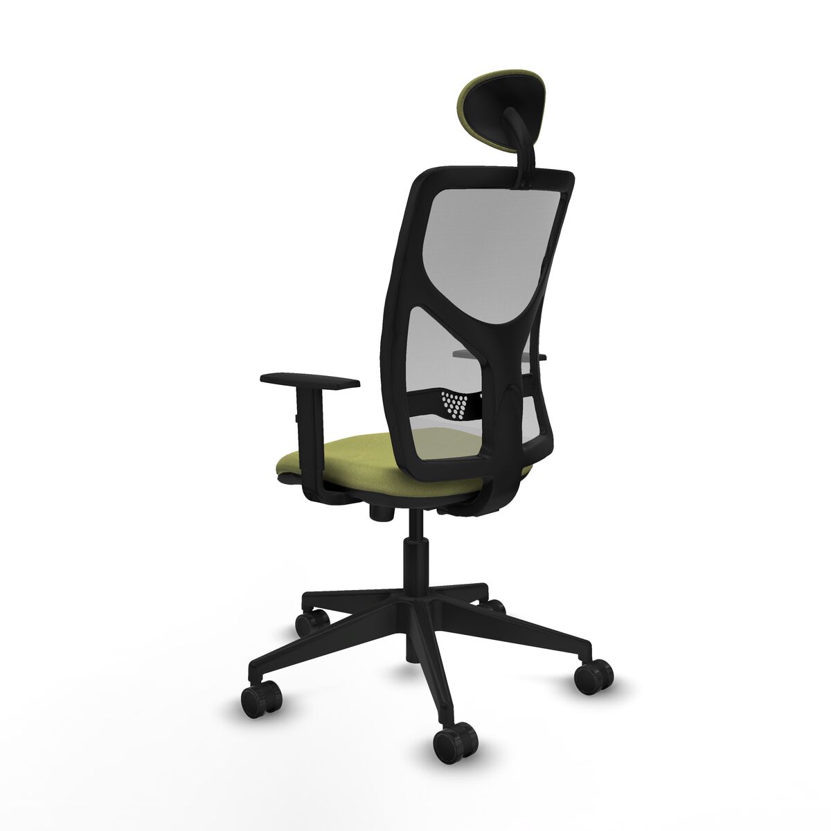 Silla de Oficina con Cabecero Motilla Piqueras y Crespo 1D066N1 Verde