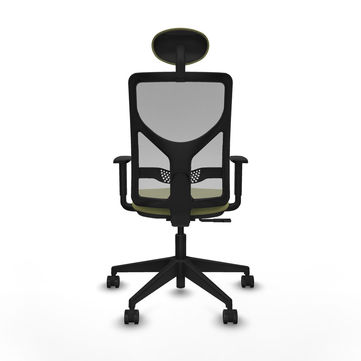 Silla de Oficina con Cabecero Motilla Piqueras y Crespo 1D066N1 Verde