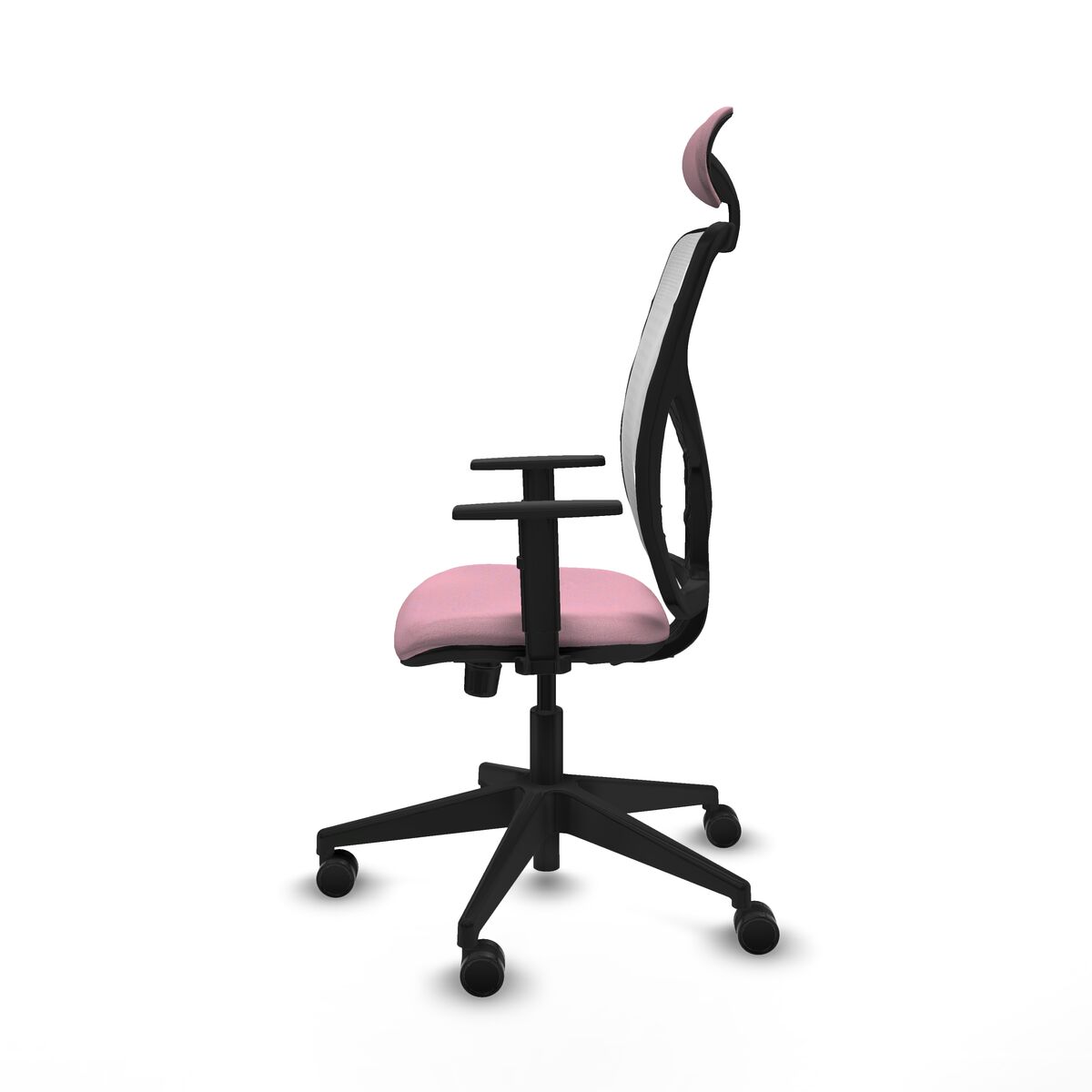 Silla de Oficina con Cabecero Motilla Piqueras y Crespo 1D066N1 Rosa