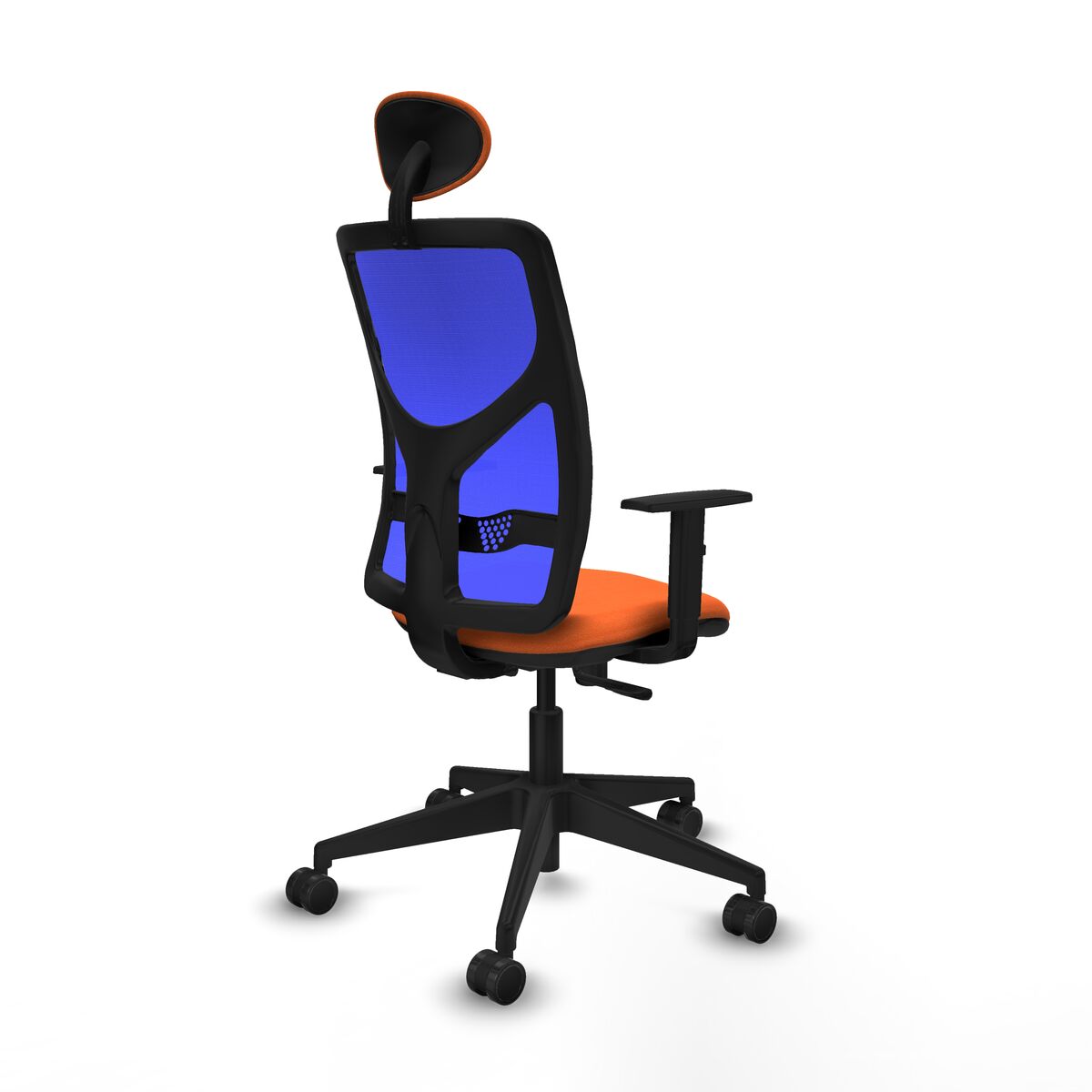 Silla de Oficina con Cabecero Motilla Piqueras y Crespo 1D066N1 Naranja