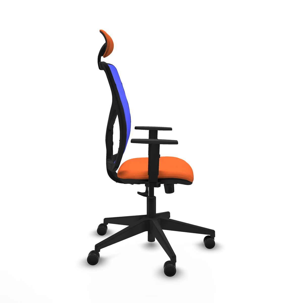 Silla de Oficina con Cabecero Motilla Piqueras y Crespo 1D066N1 Naranja