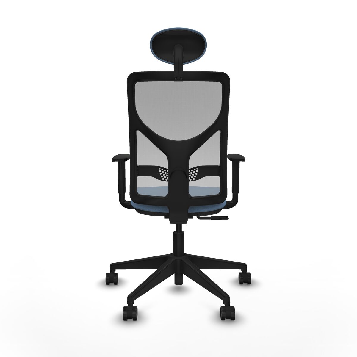 Silla de Oficina con Cabecero Motilla Piqueras y Crespo 1D066N1 Azul cielo