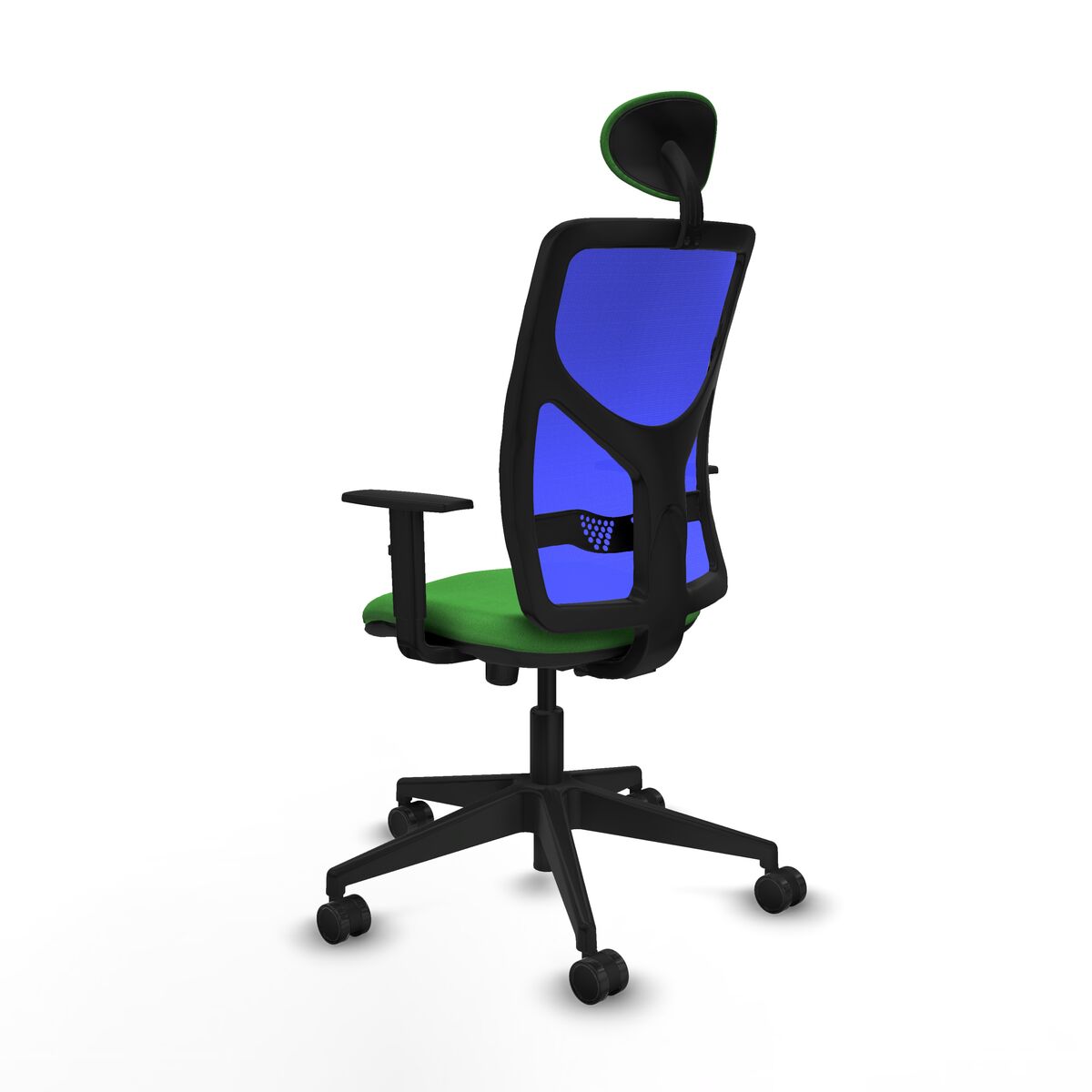 Silla de Oficina con Cabecero Motilla Piqueras y Crespo 1D066N1 Verde