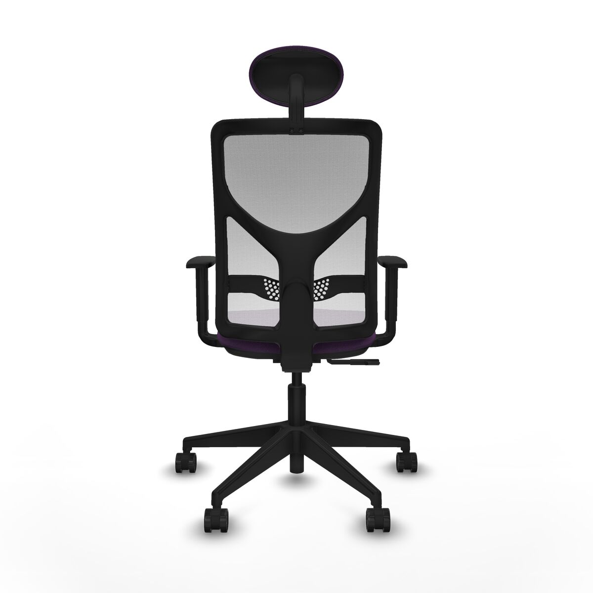 Silla de Oficina con Cabecero Motilla Piqueras y Crespo 1D066N1 Morado