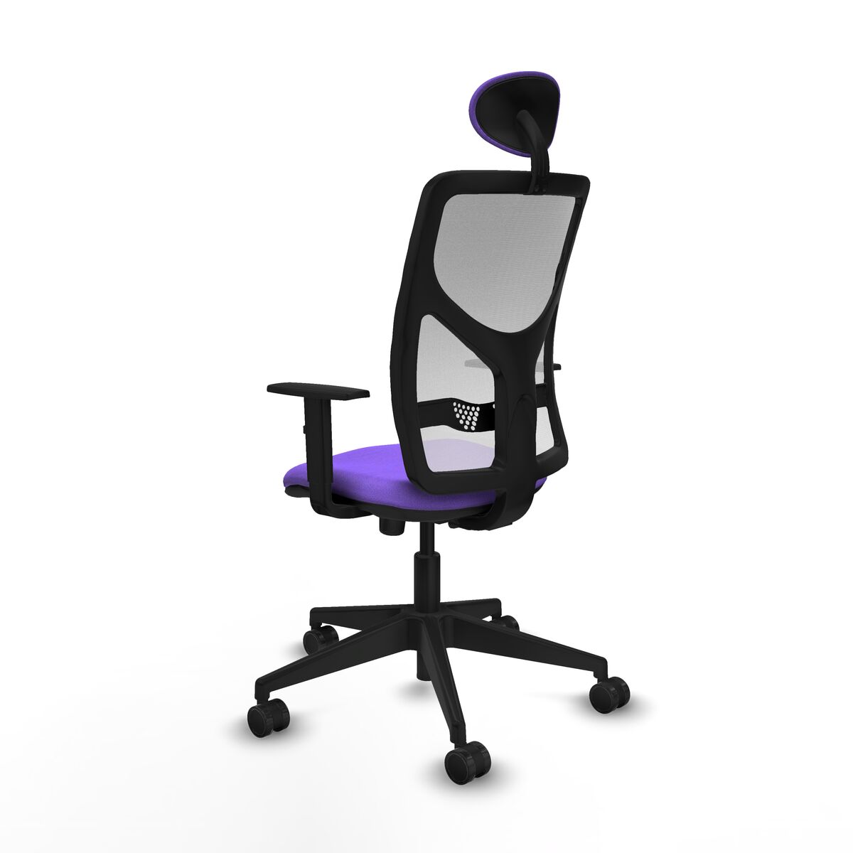 Silla de Oficina con Cabecero Motilla Piqueras y Crespo 1D066N1 Lila