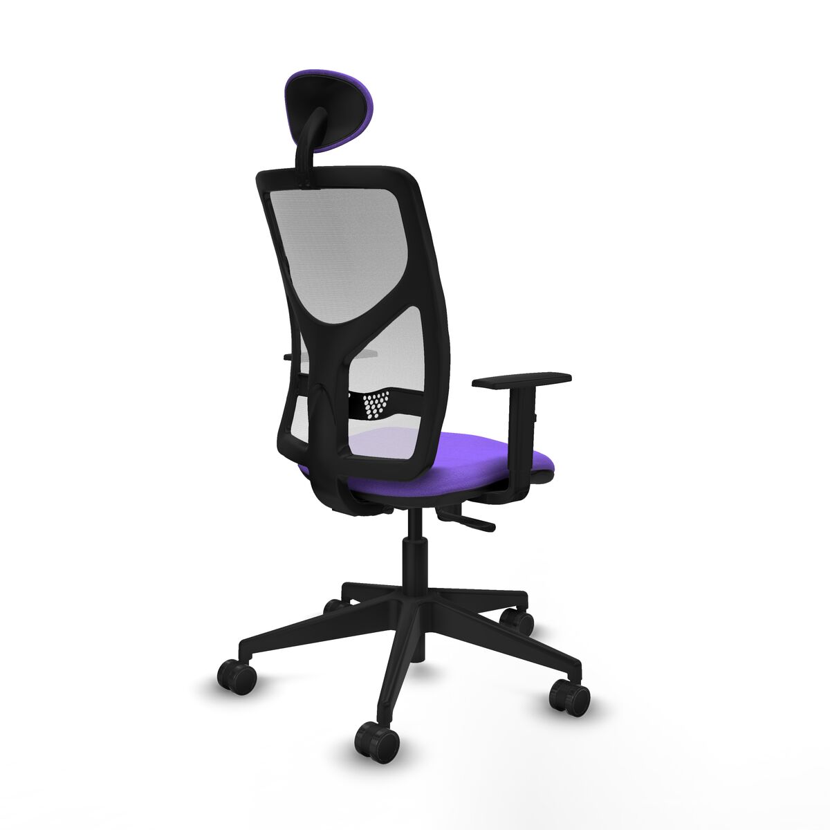 Silla de Oficina con Cabecero Motilla Piqueras y Crespo 1D066N1 Lila