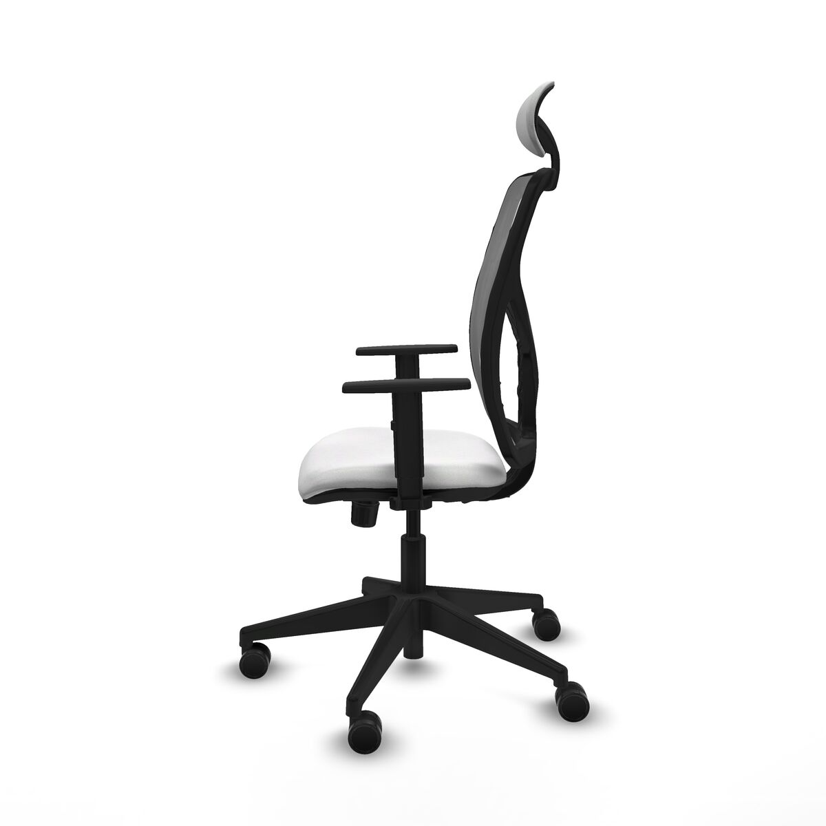 Silla de Oficina con Cabecero Motilla Piqueras y Crespo 1D066N1 Blanco