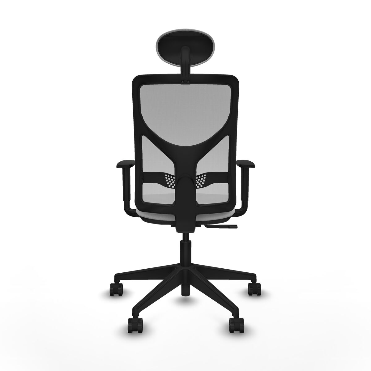 Silla de Oficina con Cabecero Motilla Piqueras y Crespo 1D066N1 Blanco