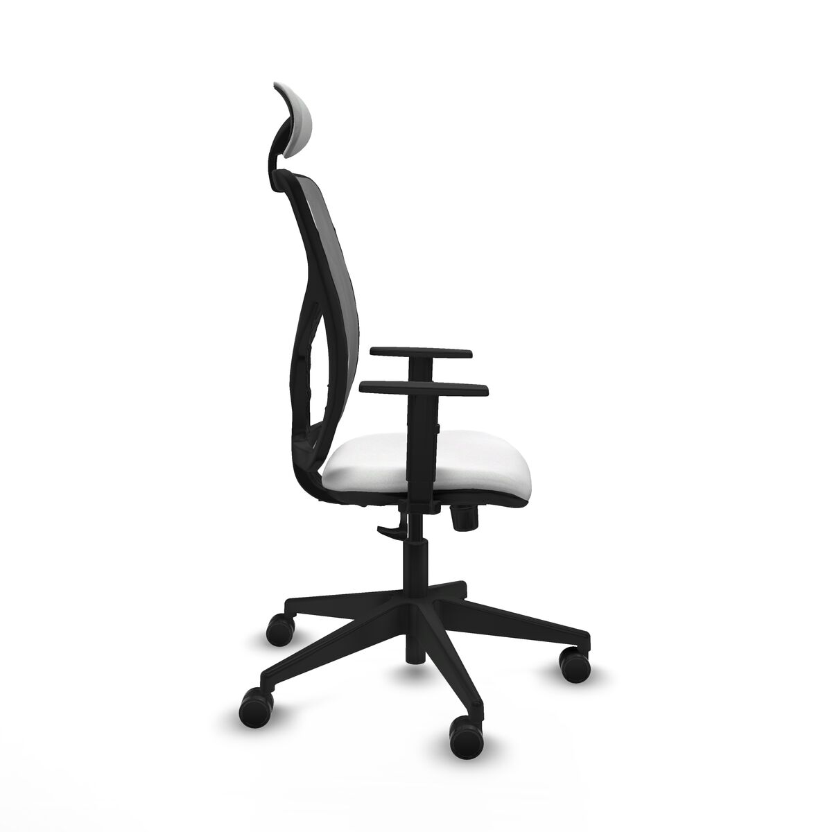 Silla de Oficina con Cabecero Motilla Piqueras y Crespo 1D066N1 Blanco