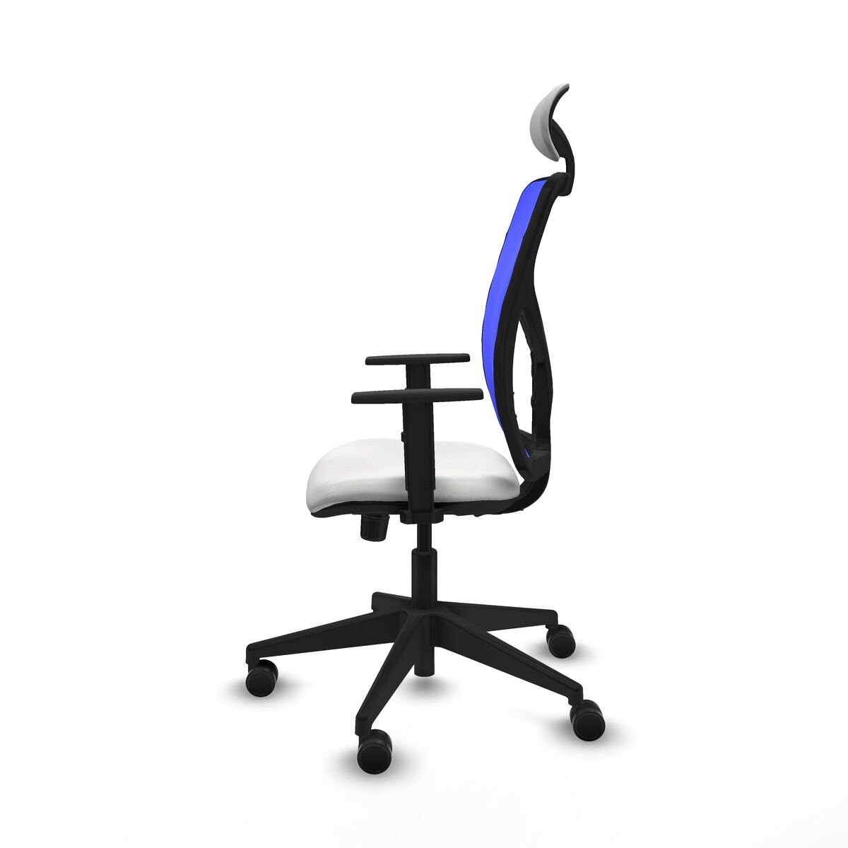 Silla de Oficina con Cabecero Motilla Piqueras y Crespo 1D066N1 Blanco