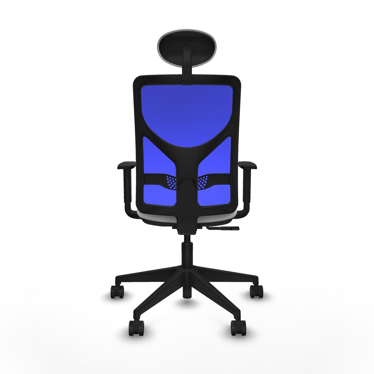 Silla de Oficina con Cabecero Motilla Piqueras y Crespo 1D066N1 Blanco