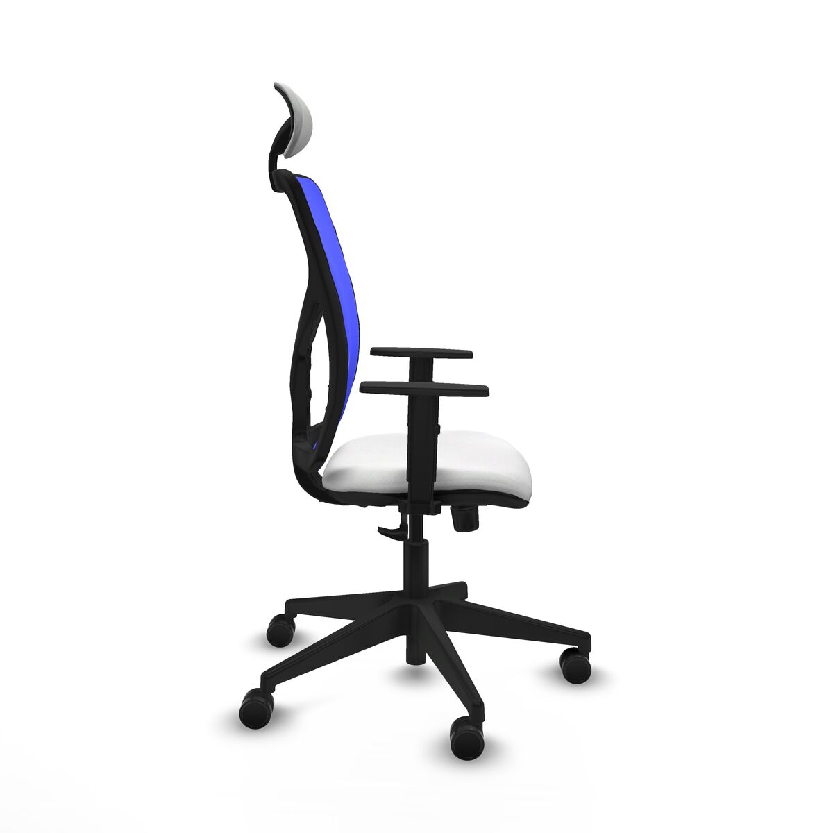 Silla de Oficina con Cabecero Motilla Piqueras y Crespo 1D066N1 Blanco