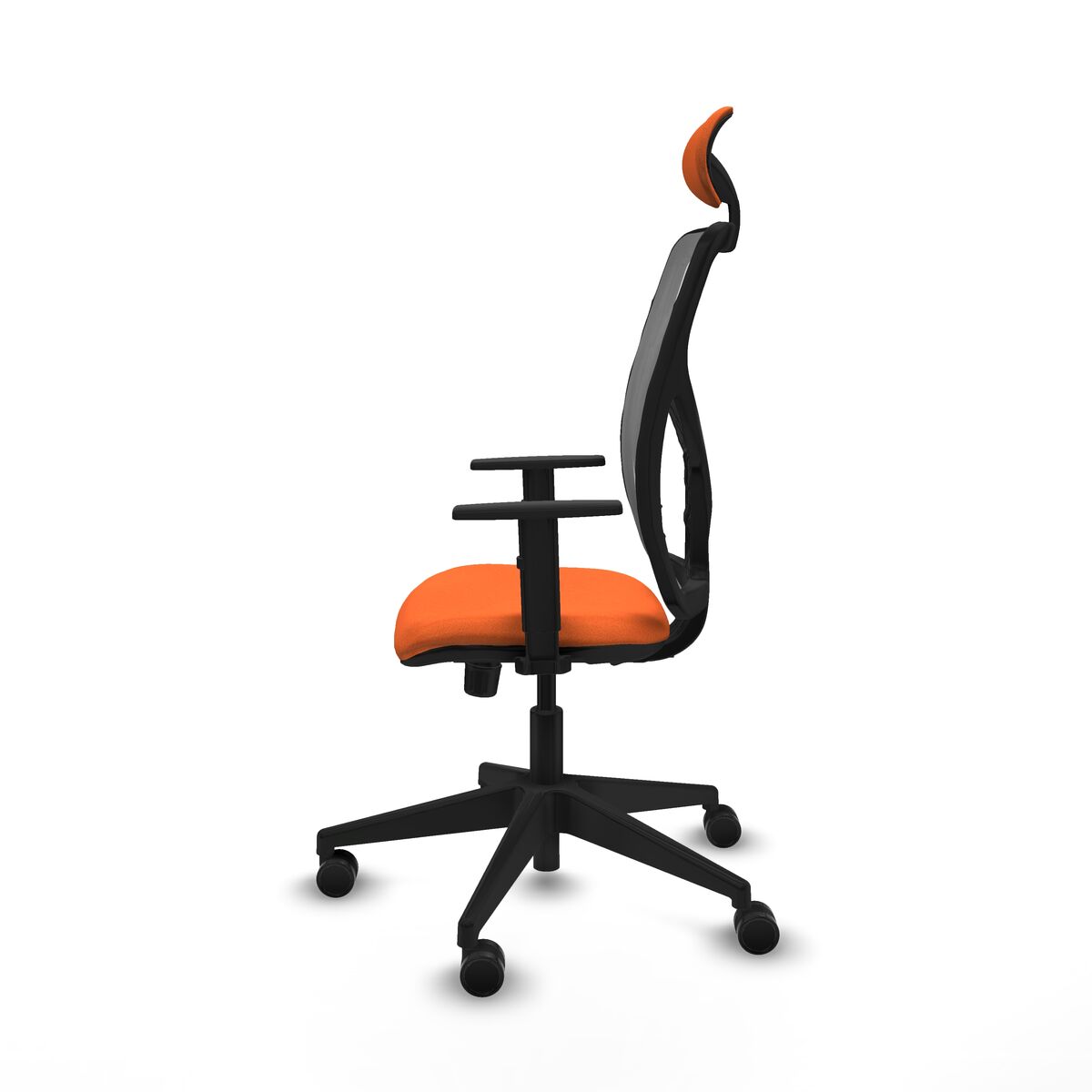 Silla de Oficina con Cabecero Motilla Piqueras y Crespo 1D066N1 Naranja