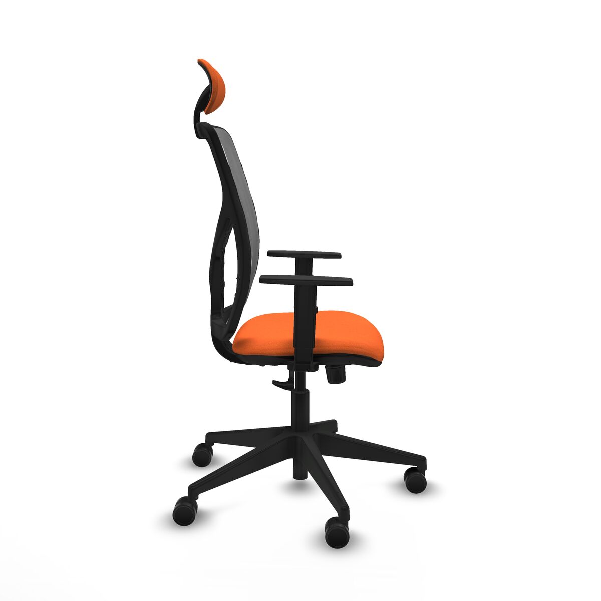 Silla de Oficina con Cabecero Motilla Piqueras y Crespo 1D066N1 Naranja