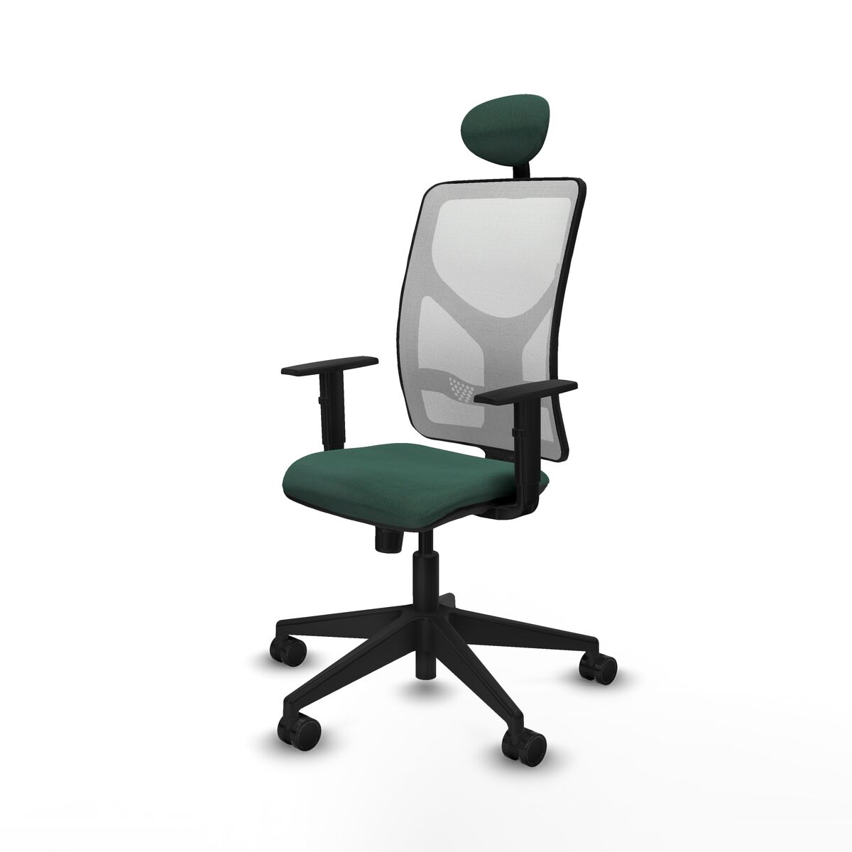 Silla de Oficina con Cabecero Motilla Piqueras y Crespo 1D066N1 Verde