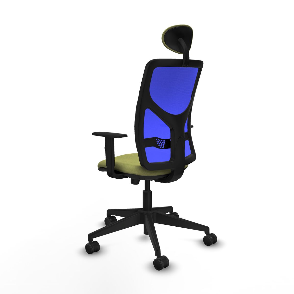 Silla de Oficina con Cabecero Motilla Piqueras y Crespo 1D066N1 Verde