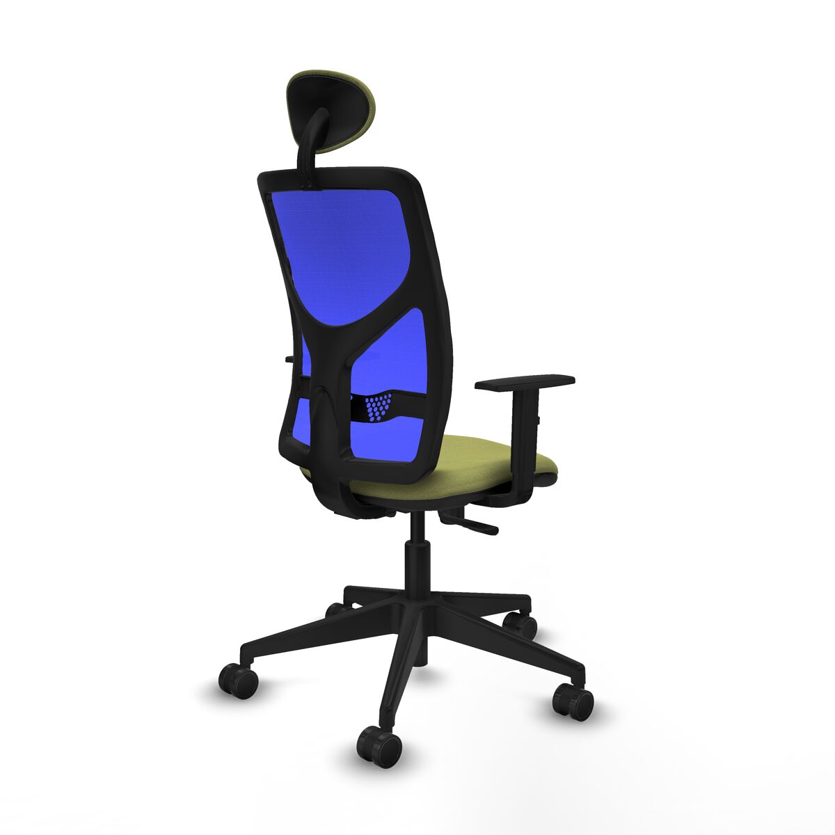 Silla de Oficina con Cabecero Motilla Piqueras y Crespo 1D066N1 Verde