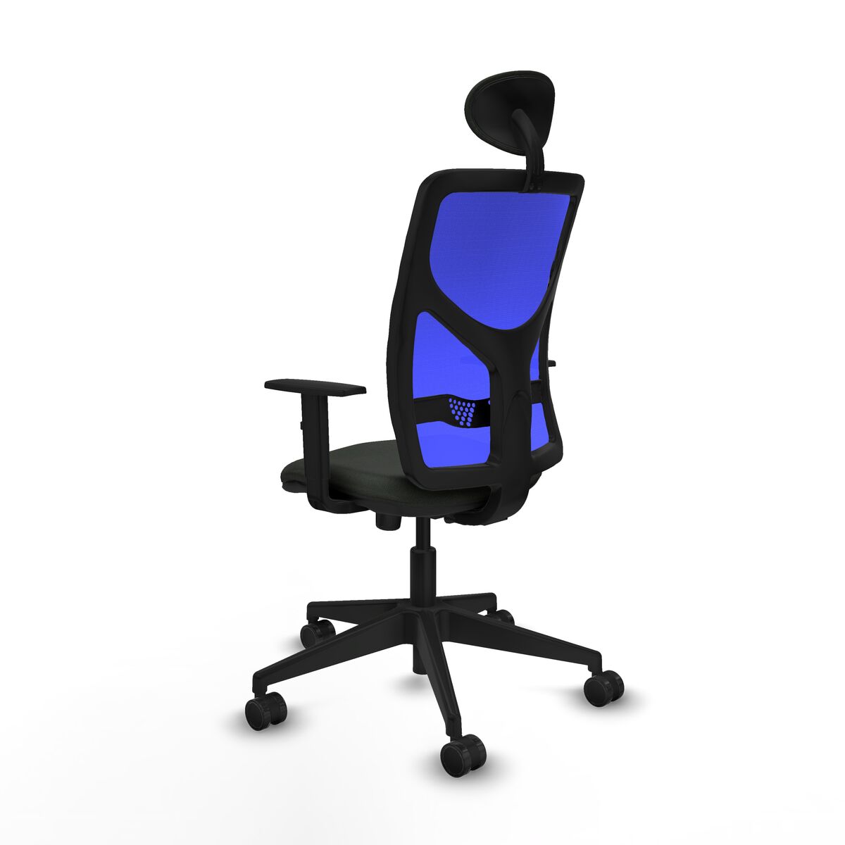 Silla de Oficina con Cabecero Motilla Piqueras y Crespo 1D066N1 Negro