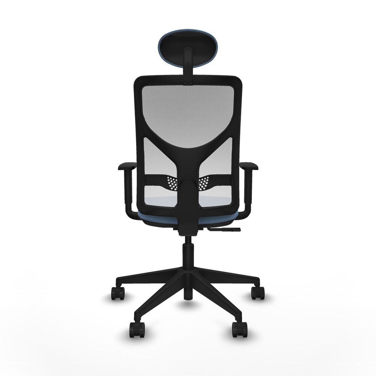 Silla de Oficina con Cabecero Motilla Piqueras y Crespo 1D066N1 Azul cielo