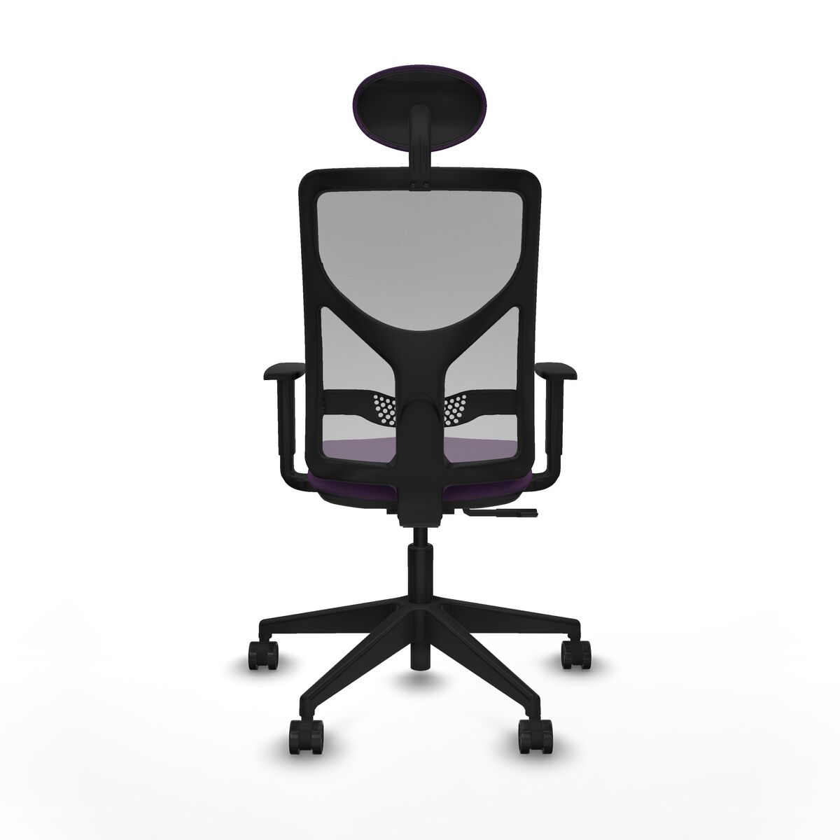 Silla de Oficina con Cabecero Motilla Piqueras y Crespo 1D066N1 Morado