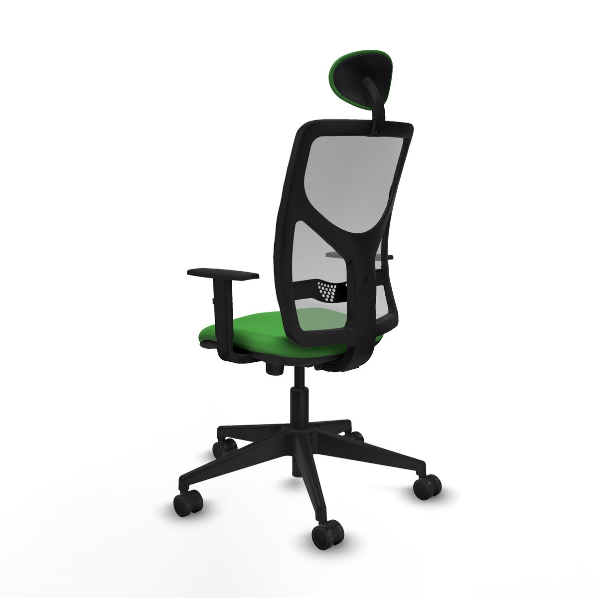 Silla de Oficina con Cabecero Motilla Piqueras y Crespo 1D066N1 Verde