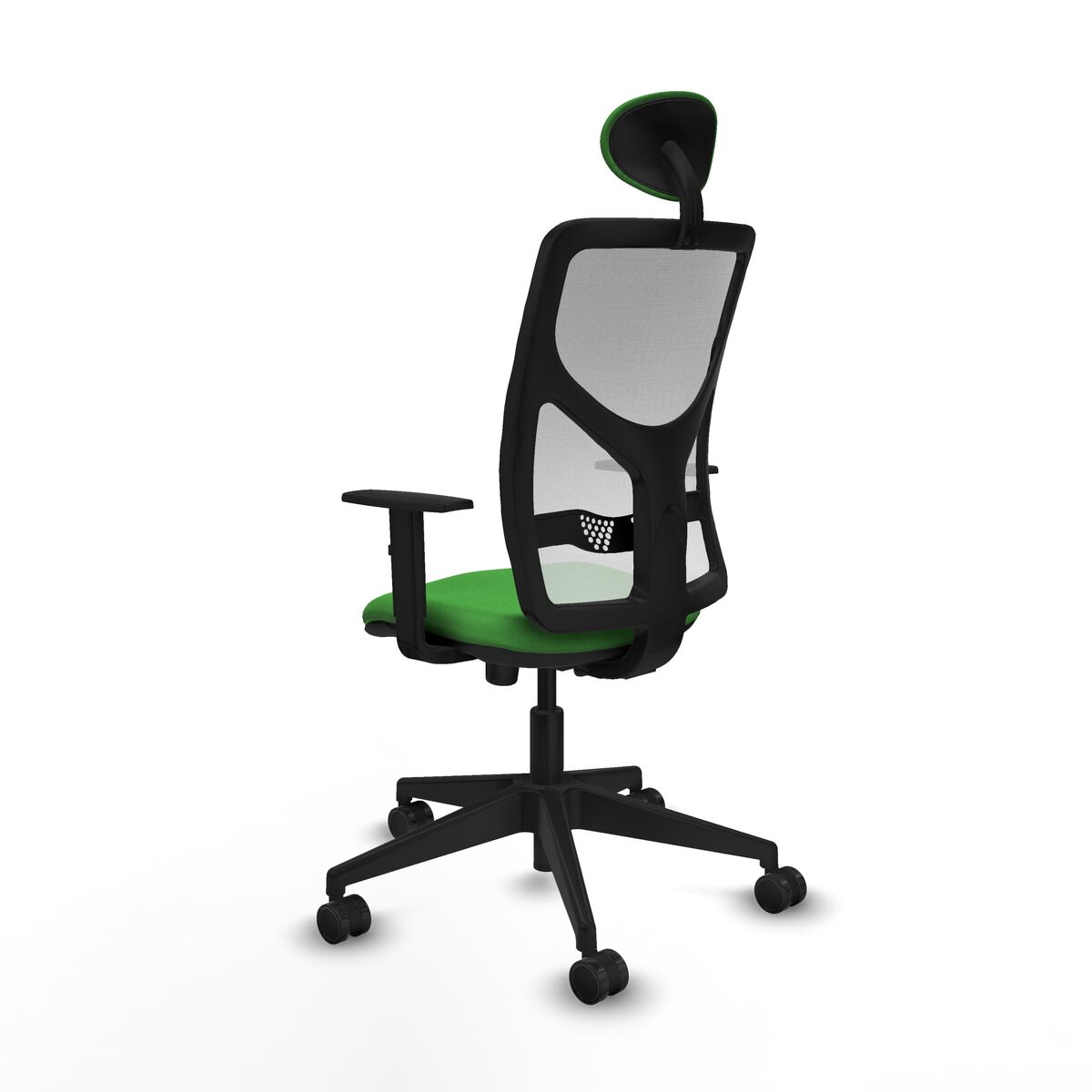 Silla de Oficina con Cabecero Motilla Piqueras y Crespo 1D066N1 Verde