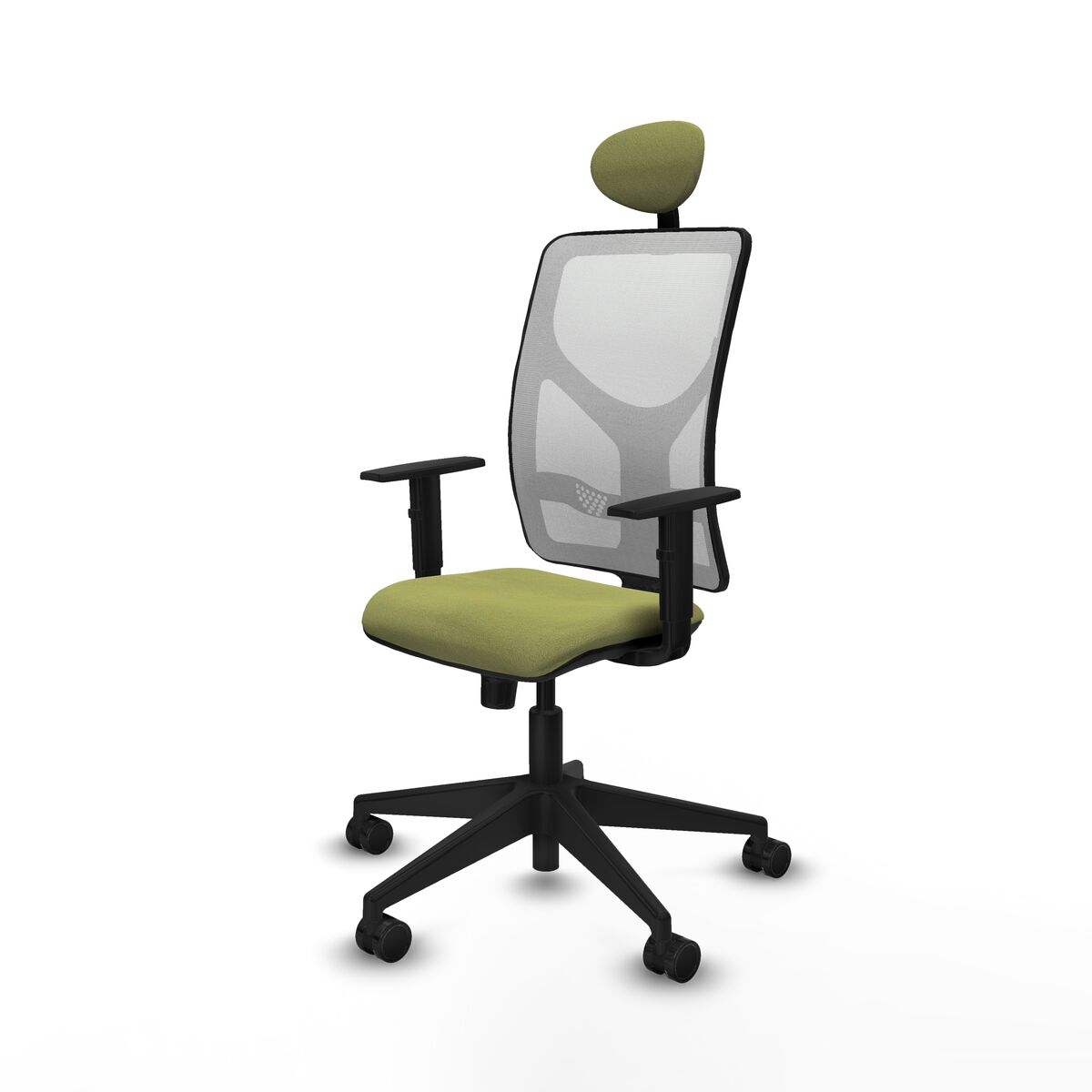 Silla de Oficina con Cabecero Motilla Piqueras y Crespo 1D066N1 Verde