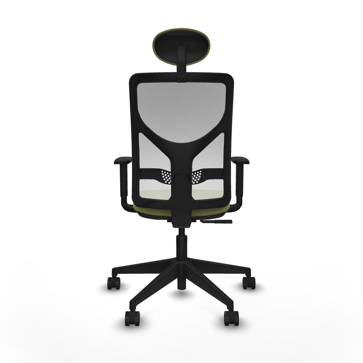 Silla de Oficina con Cabecero Motilla Piqueras y Crespo 1D066N1 Verde