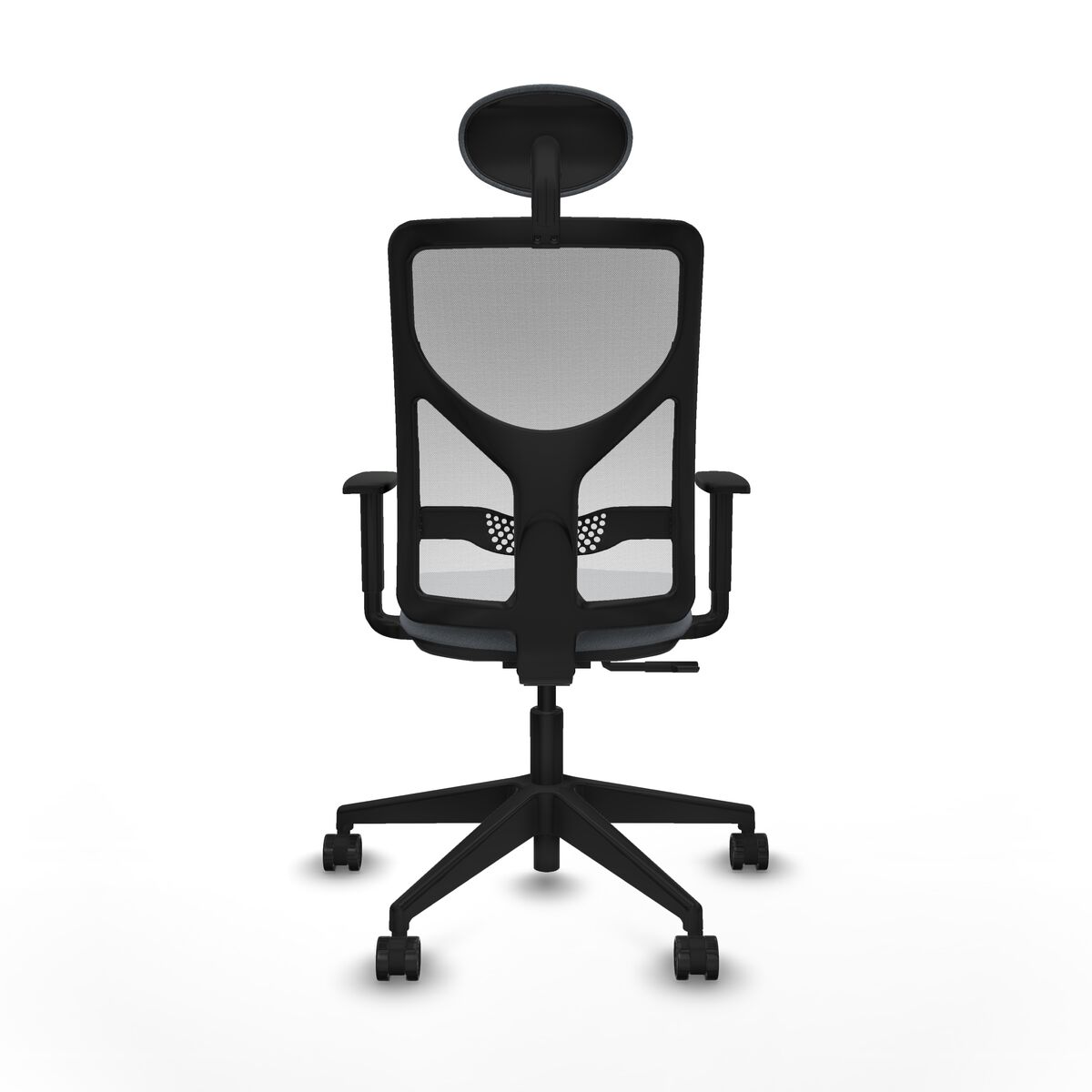 Silla de Oficina con Cabecero Motilla Piqueras y Crespo 1D066N1 Gris