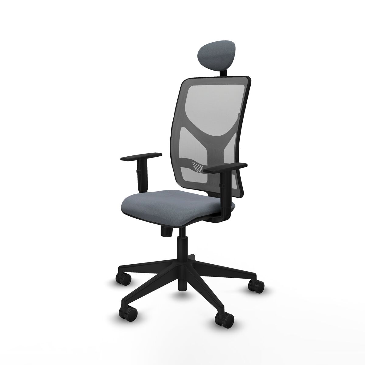 Silla de Oficina con Cabecero Motilla Piqueras y Crespo 1D066N1 Gris