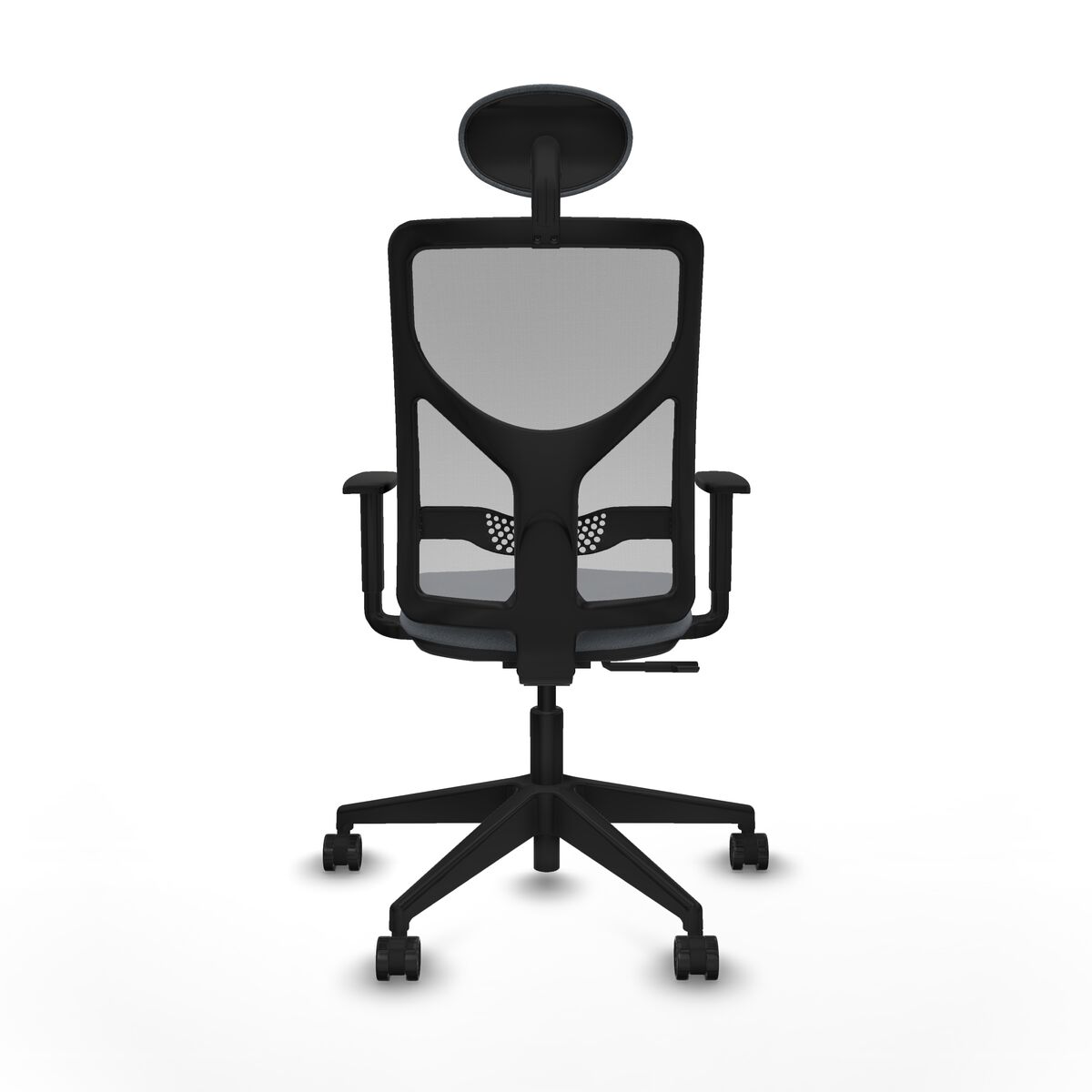 Silla de Oficina con Cabecero Motilla Piqueras y Crespo 1D066N1 Gris