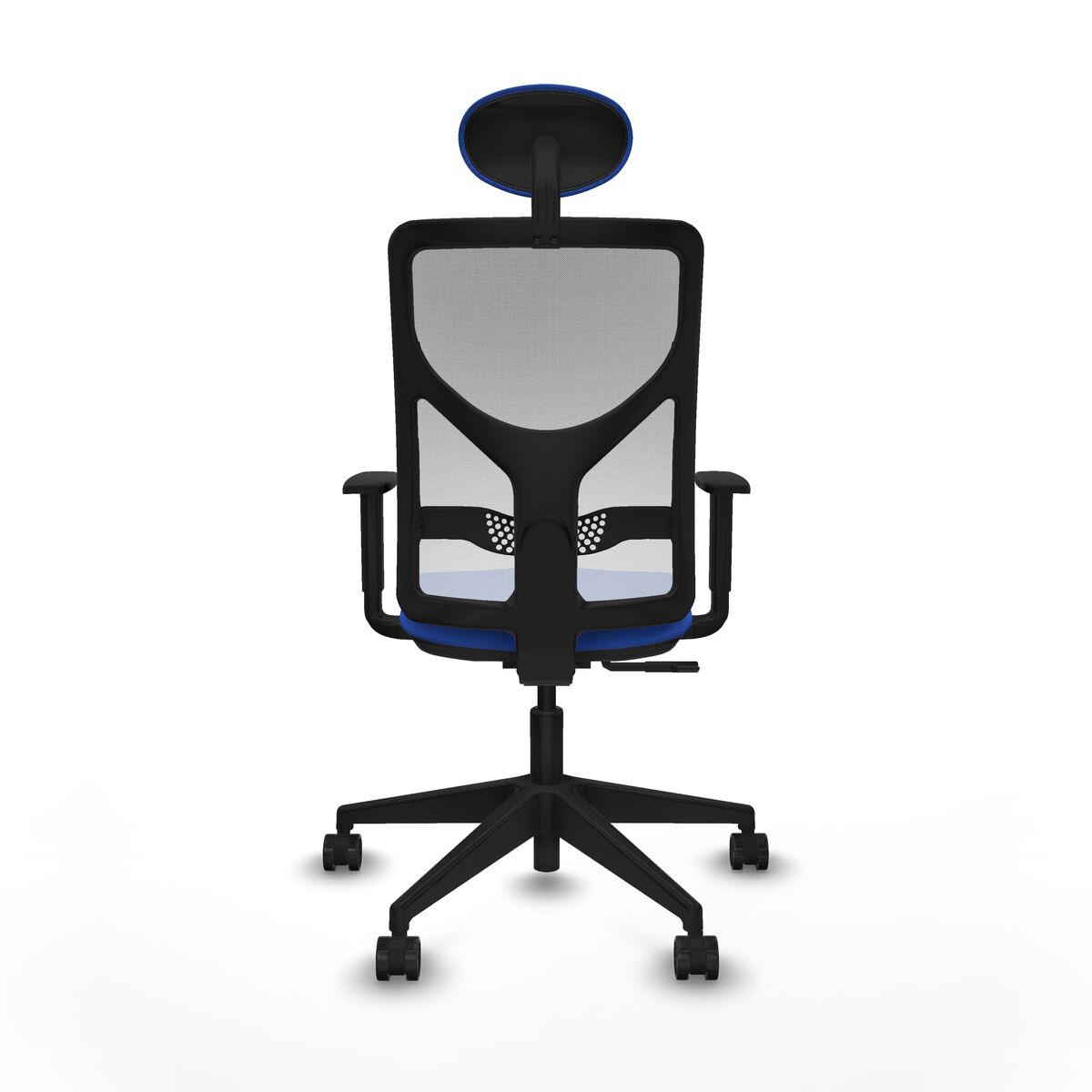 Silla de Oficina con Cabecero Motilla Piqueras y Crespo 1D066N1 Azul