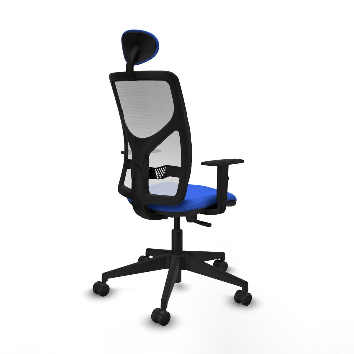 Silla de Oficina con Cabecero Motilla Piqueras y Crespo 1D066N1 Azul