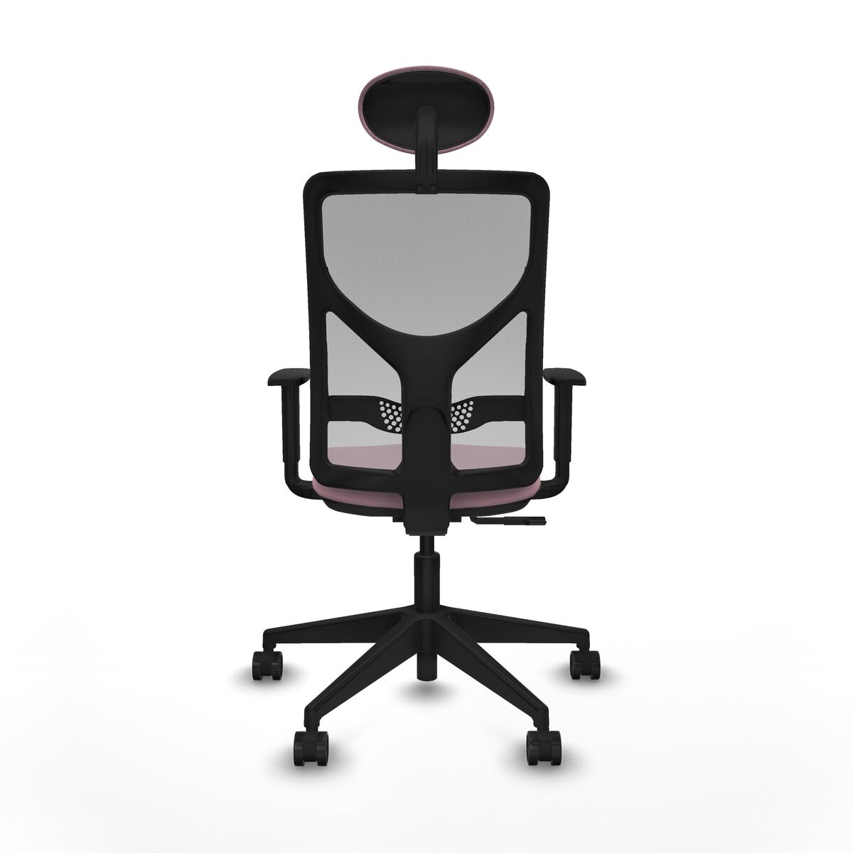 Silla de Oficina con Cabecero Motilla Piqueras y Crespo 1D066N1 Rosa