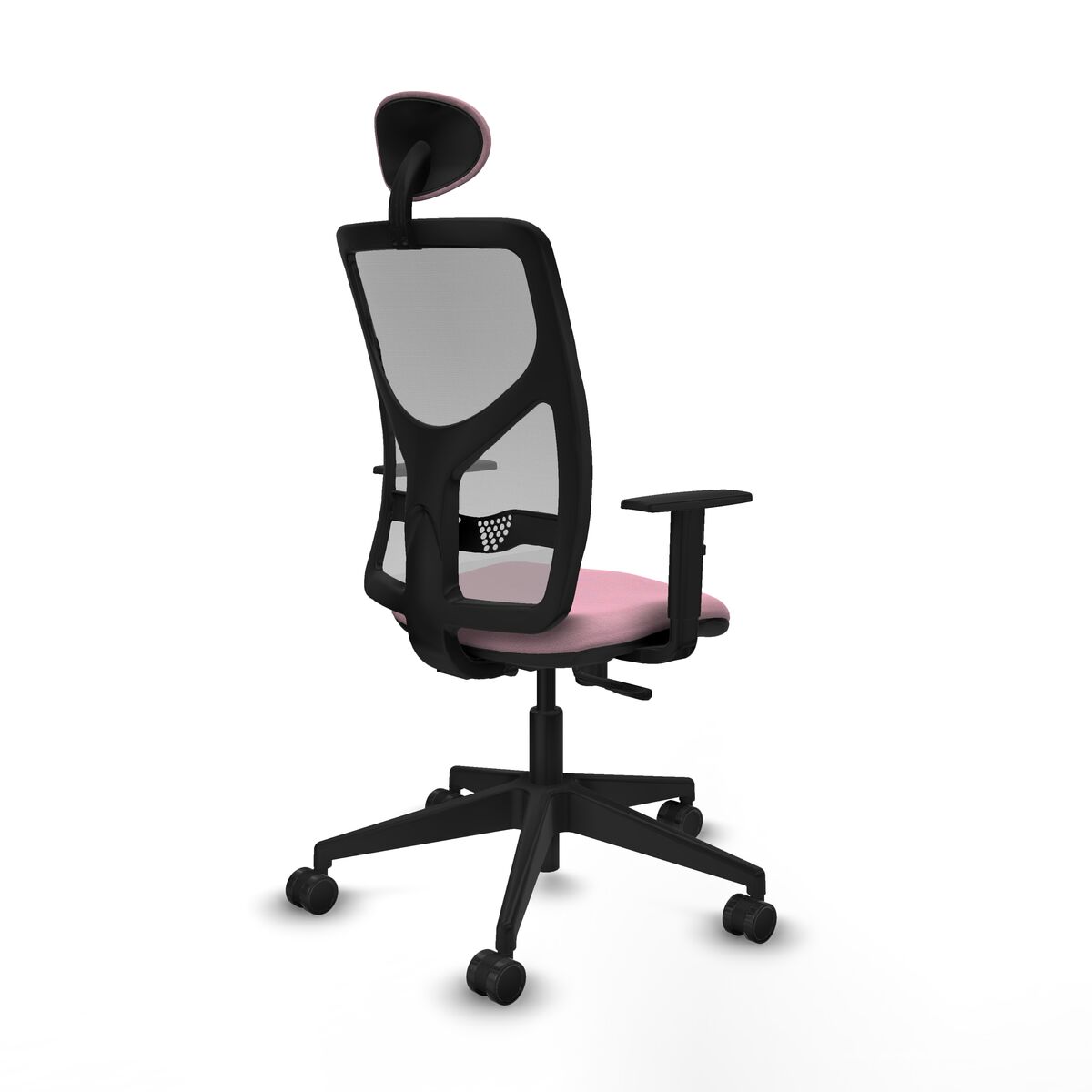 Silla de Oficina con Cabecero Motilla Piqueras y Crespo 1D066N1 Rosa