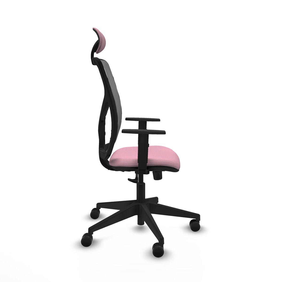 Silla de Oficina con Cabecero Motilla Piqueras y Crespo 1D066N1 Rosa