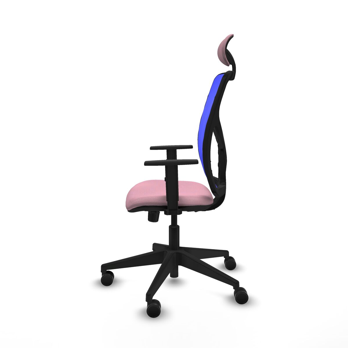 Silla de Oficina con Cabecero Motilla Piqueras y Crespo 1D066N1 Rosa
