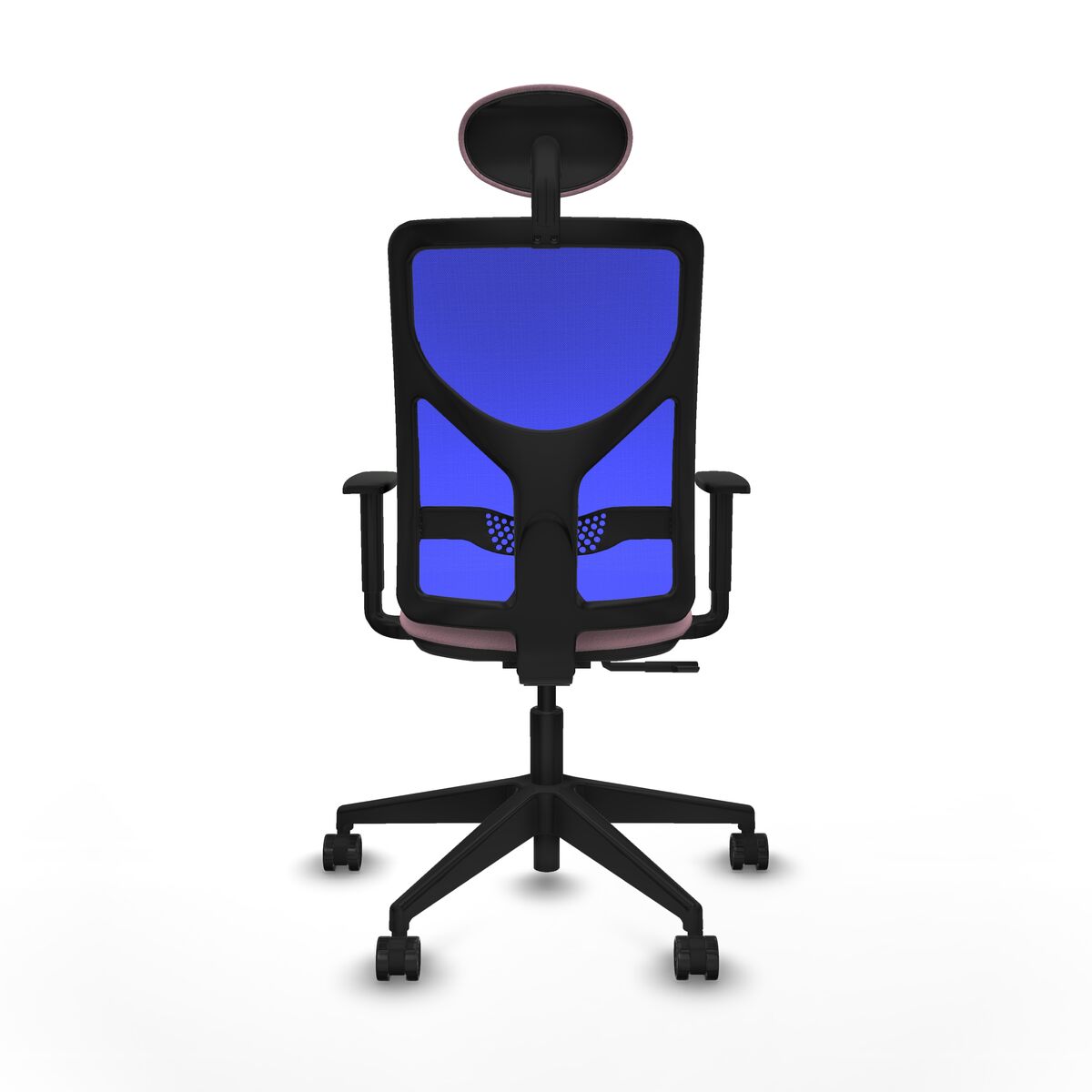 Silla de Oficina con Cabecero Motilla Piqueras y Crespo 1D066N1 Rosa