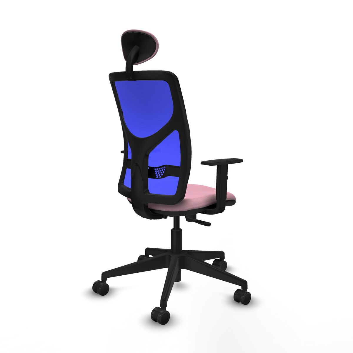 Silla de Oficina con Cabecero Motilla Piqueras y Crespo 1D066N1 Rosa