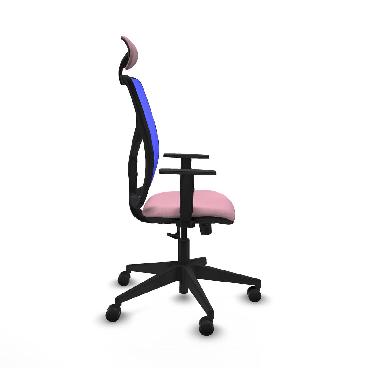 Silla de Oficina con Cabecero Motilla Piqueras y Crespo 1D066N1 Rosa