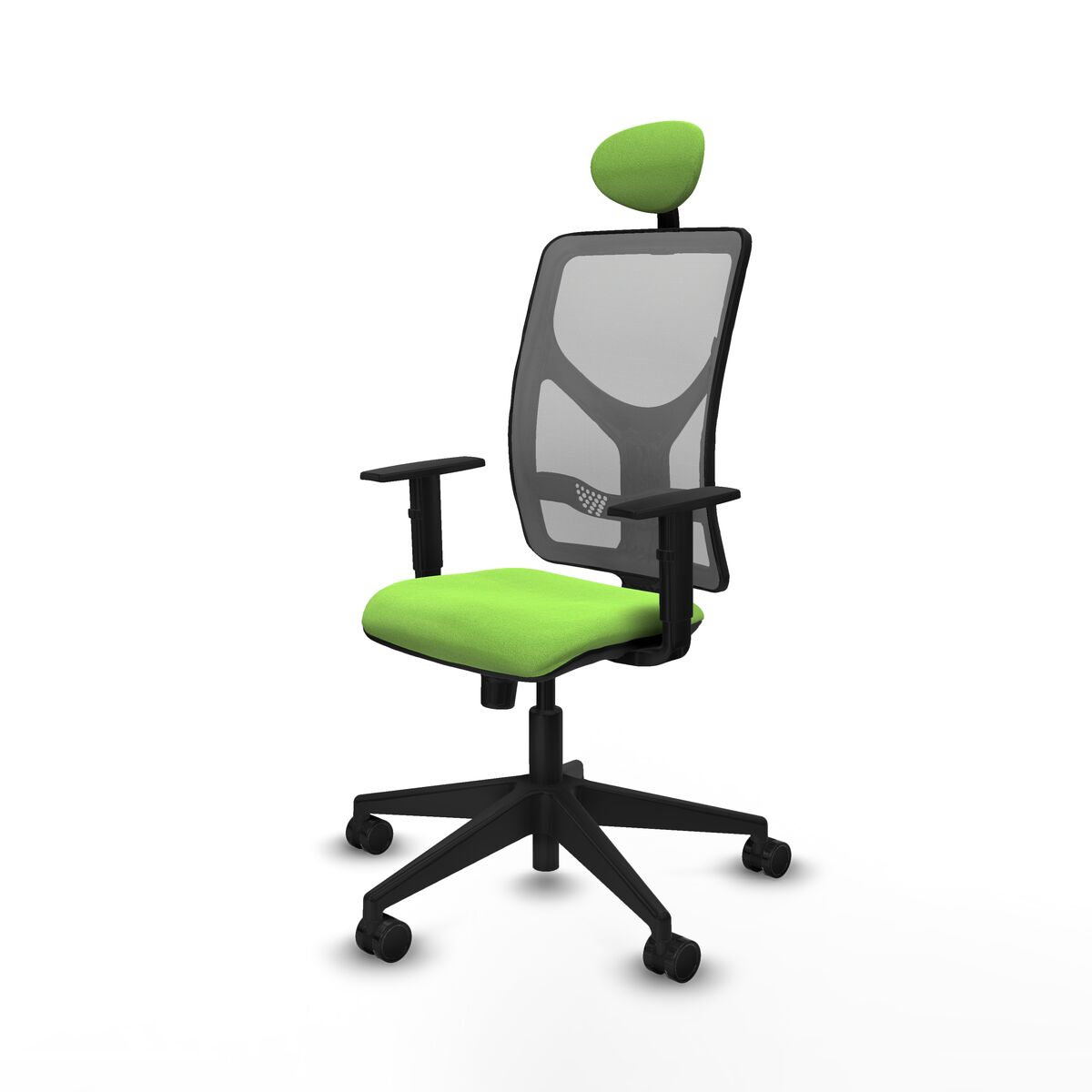 Silla de Oficina con Cabecero Motilla Piqueras y Crespo 1D066N1 Pistacho