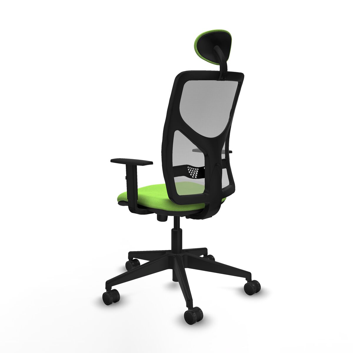 Silla de Oficina con Cabecero Motilla Piqueras y Crespo 1D066N1 Pistacho