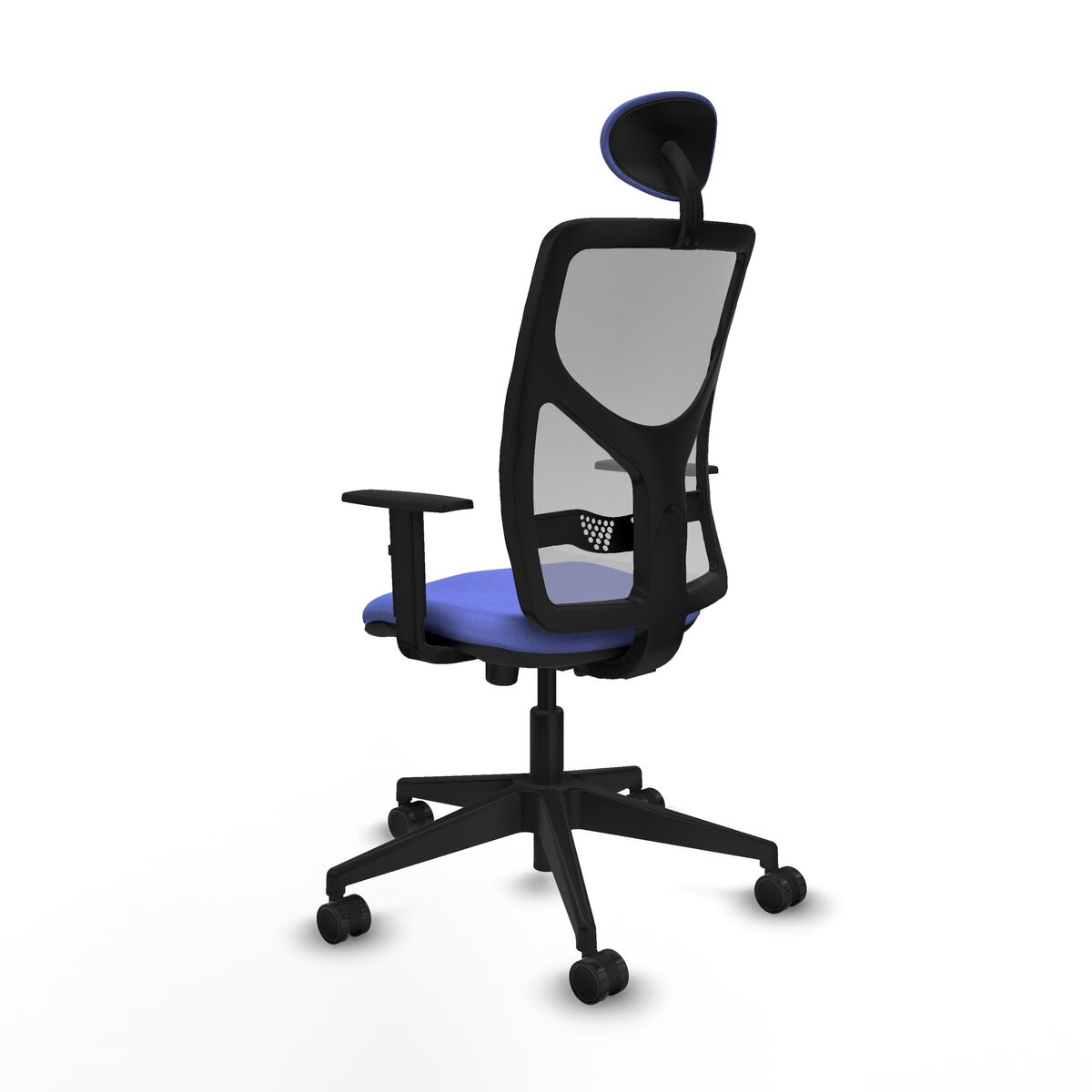 Silla de Oficina con Cabecero Motilla Piqueras y Crespo 1D066N1 Azul claro